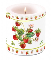 Decorative candle small - Fresh Strawberries