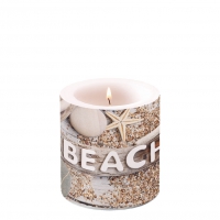 Decorative candle small - Beach Wood