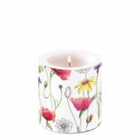 Decorative candle small - Poppy Meadow