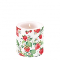 Decorative candle small - Garden Strawberries
