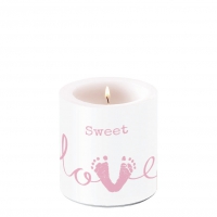 Bougie décorative petite - Candle small Sweet love girl