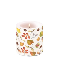Dekorkerze klein - Candle small Autumn details