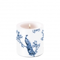 Decorative candle small - Royal Peacock