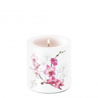 Decorative candle small - Orchid