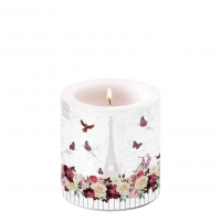 Decorative candle small - Candle small Romantic Paris