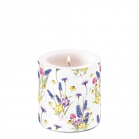 Bougie décorative petite - Candle small Hello spring