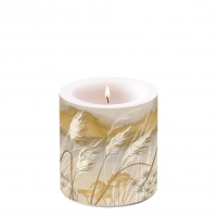 Decoratieve kaars klein - Candle small Waving grass