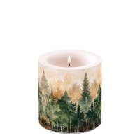 Dekorkerze klein - Evergreen trees