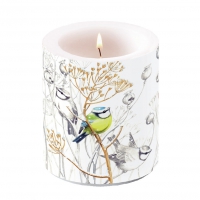 Świeca dekoracyjna średnia - Candle Medium Sweet Little Bird