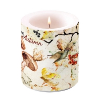 Candela decorativa media - Candle Medium Wonderful Autumn