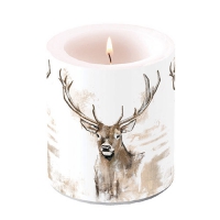 Świeca dekoracyjna średnia - Candle medium Antlers