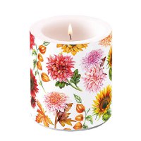 Bougie décorative moyenne - Autumn blooming