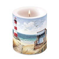 Decorative candle medium - Beach walk