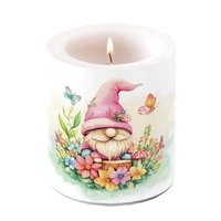 中号装饰蜡烛 - Charming gnome