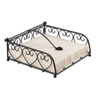 Porte-serviettes - Heart big black
