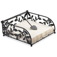 Napkin holder - Branch big black