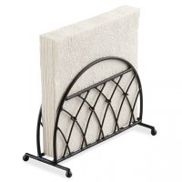 Napkin stand - Standing lattice black
