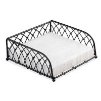 Napkin holder - Knotted wire big black