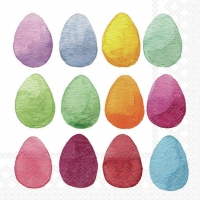 Serviettes 33x33 cm - Easter eggs 