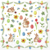 餐巾33x33厘米 - Easter collage 