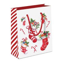 Sac cadeau - X-Mas stockings white