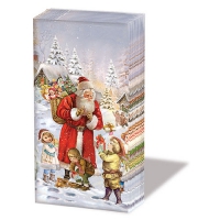 Mouchoirs - Santa bringing presents
