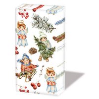 Handkerchiefs - Playing outside white