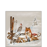 餐巾25x25厘米 - Fox And Bird 
