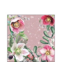 餐巾25x25厘米 - Helleborus orientalis rose 