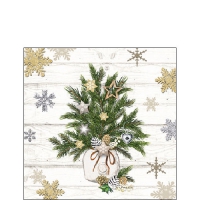 餐巾25x25厘米 - Decorated branches 