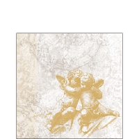 Serviettes 25x25 cm - Classic Angels Gold 