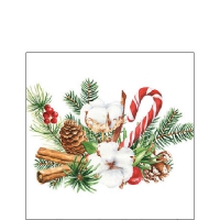 Serviettes 25x25 cm - Christmas arrangement 