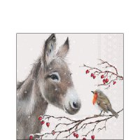 餐巾25x25厘米 - Donkey and robin
