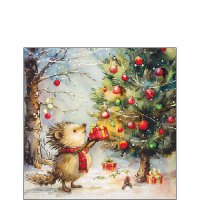 Napkins 25x25 cm - Present for hedgehog