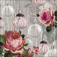 Napkins 33x33 cm - Roses And Baubles 