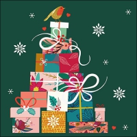 餐巾33x33厘米 - Stack Of Presents 