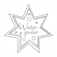 餐巾33x33厘米 - Winterzauber Silver/White 