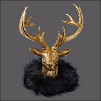 Serviettes 33x33 cm - Golden stag 