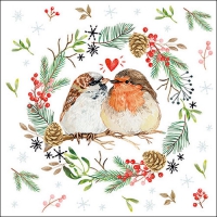 餐巾33x33厘米 - Sparrow and robin 
