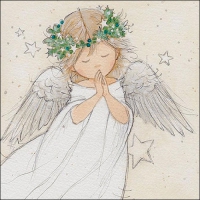 Serviettes 33x33 cm - Praying angel 
