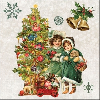 餐巾33x33厘米 - Nostalgic Christmas 