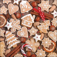 Napkins 33x33 cm - Flavoured cookies