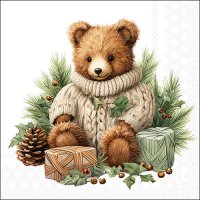 Serwetki 33x33 cm - Cuddle bear