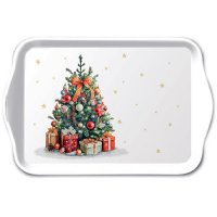 Tablett - Decorated Christmas tree