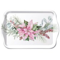 Tray - Pink poinsettia
