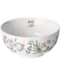 Porcelain bowl - Collection of leaves