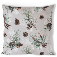 Cushion 40x40 cm - Cushion cover 40x40 cm Pine cone all over