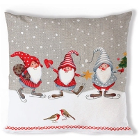 Cuscino 40x40 cm - Cushion cover 40x40 cm Skating dwarfs