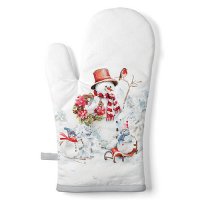 烤箱手套 - Sporty snowmen