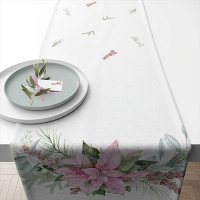 Corredor de mesa -  Pink poinsettia